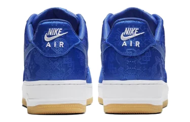 Кроссовки CLOT x Nike Air Force 1 Low "Blue Silk" - изображение 5