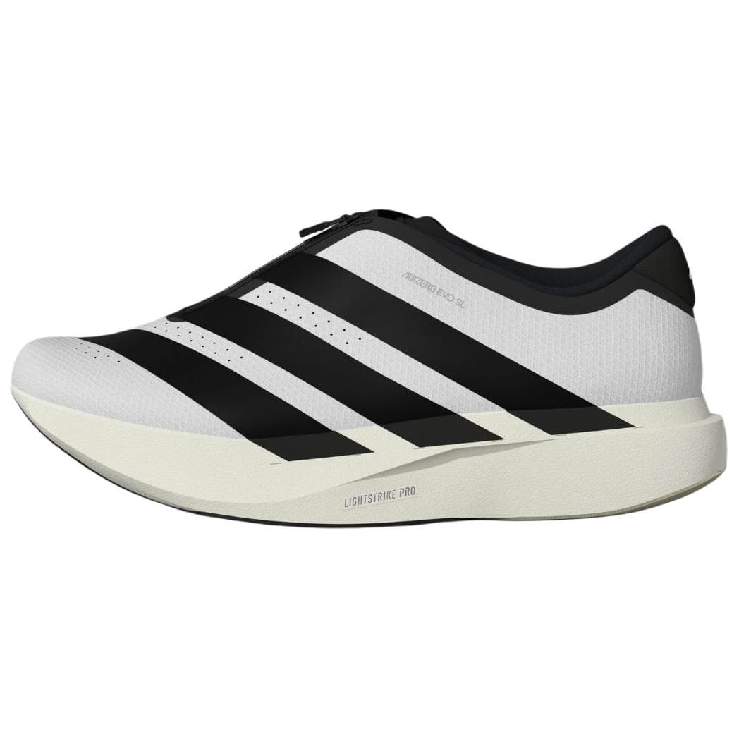 Кроссовки для бега Adidas Adizero Evo SL Высота Увеличивающие Беговые Кроссовки Мужские Белые Черные - изображение 1