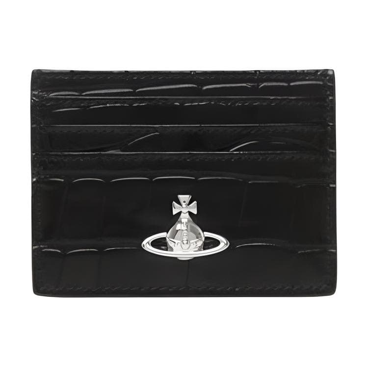 Картхолдер Vivienne Westwood Vivienne Westwood Коровья кожа Держатель для карт Женский Черный - изображение 1