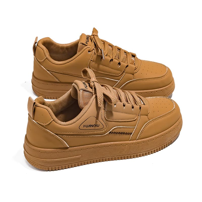 Кроссовки HUANQIU Brown Low-Top Sneakers - изображение 3