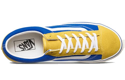 Кроссовки Vans Style 36 JP Low Yellow Blue - изображение 3