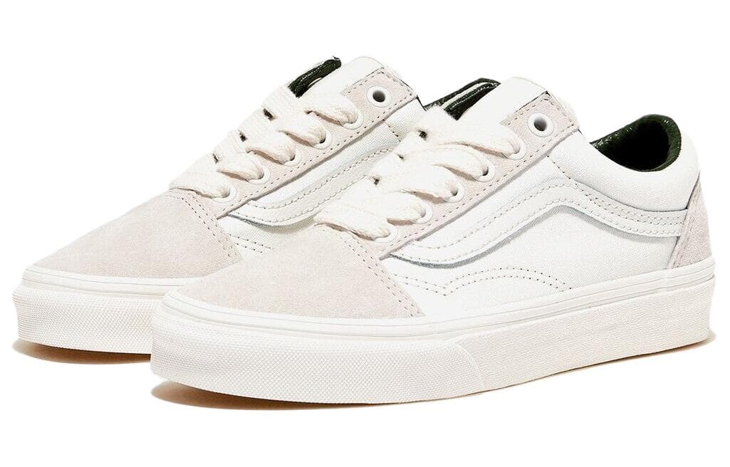 Кроссовки Vans Old Skool Oversized Шнурки Износостойкие и Легкие Низкие Кеды для Скейтбординга Унисекс Белые - изображение 3