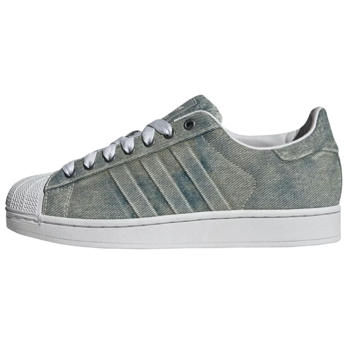 Кроссовки Adidas Originals Superstar 82 Текстиль Резина Классический и Универсальный Скейтборд Обувь Унисекс Серый Синий - изображение 1