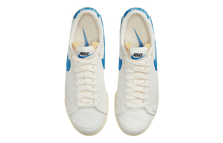 Кроссовки Nike Blazer Low Platform White Blue - изображение 4