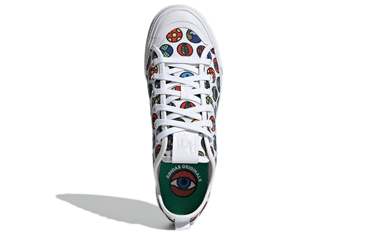 Кроссовки Craig Karl x adidas Originals Nizza RF White Blue Red - изображение 5