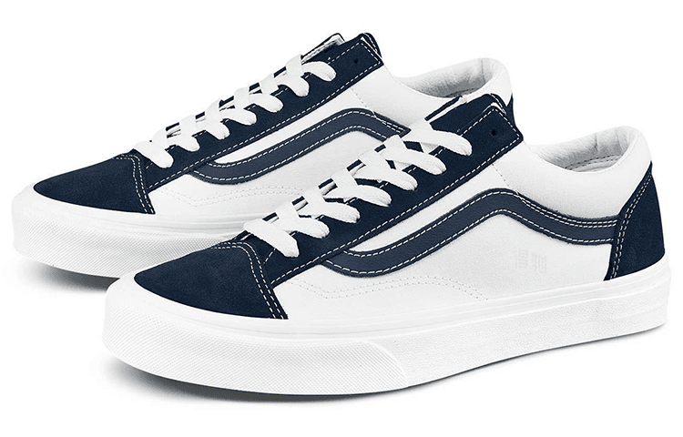 Кроссовки Vans Style 36 White Blue - изображение 2
