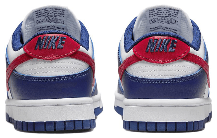 Кроссовки Nike Dunk Low "White and University Red" — фото 5