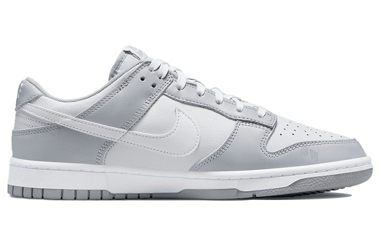 Кроссовки Nike Dunk Low Retro White Grey — фото 2