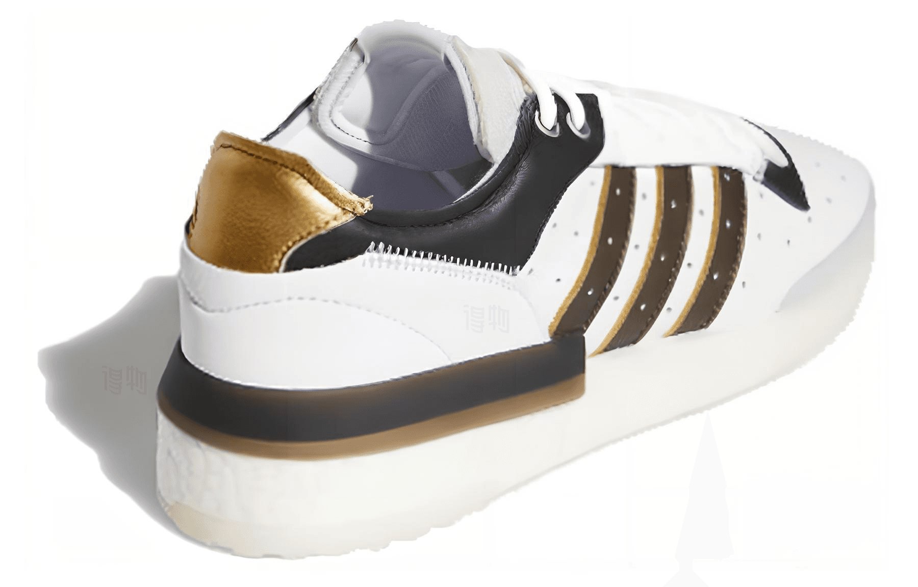 Кроссовки adidas Rivalry RM Low White Brown Black - изображение 2