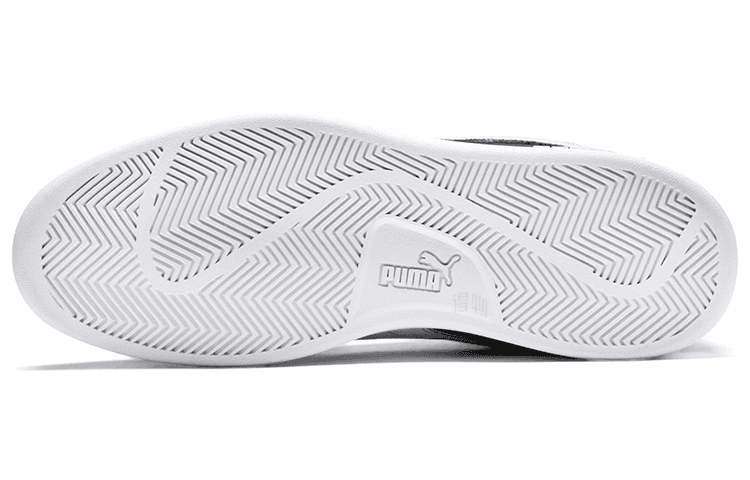 Кроссовки PUMA Smash V2 Mid Black White - изображение 4