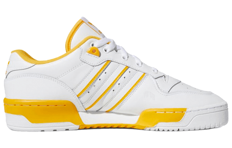 Кроссовки adidas Rivalry Low White Yellow - изображение 2