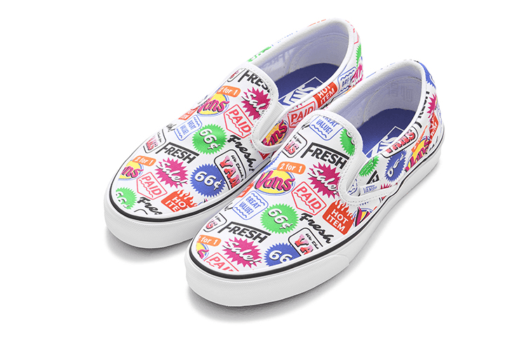 Кроссовки Vans Slip-On Supermarket Series Canvas - изображение 2