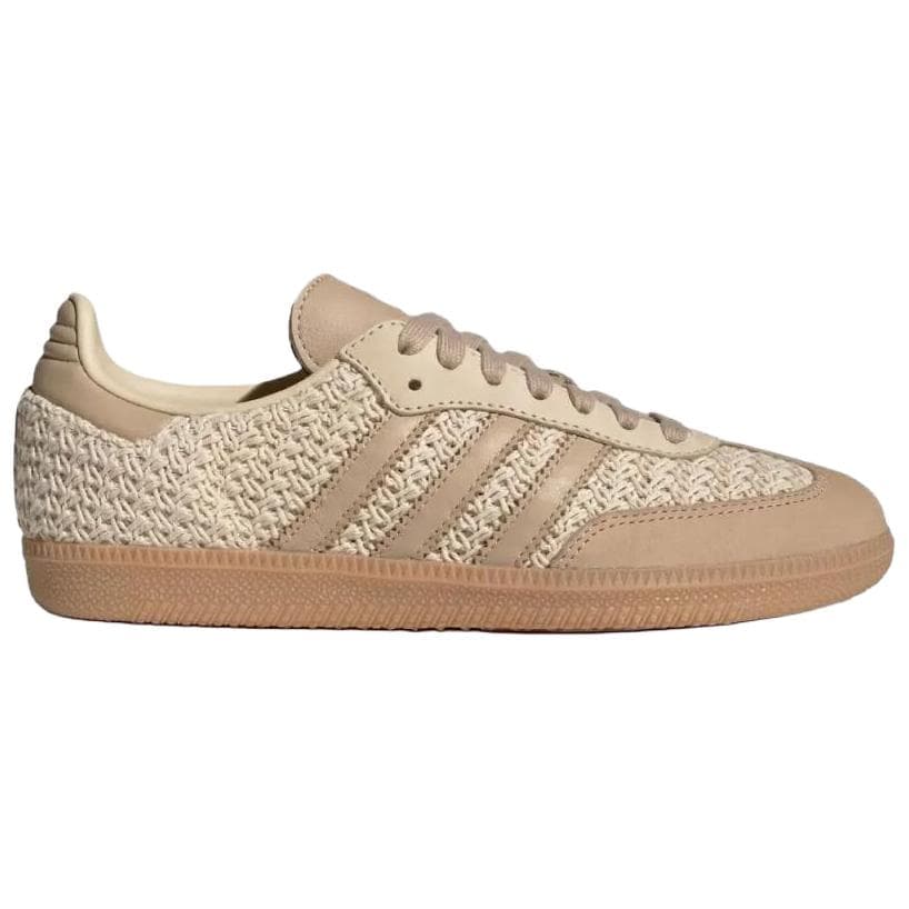 Кроссовки Adidas Originals Samba Crochet Пачка Ткань Низкие Кроссовки для скейтбординга Женские Коричневые - изображение 2