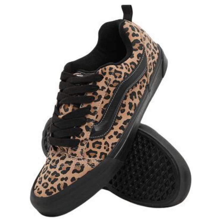 Кроссовки Vans Knu Skool Low Топ Скейтборд Обувь Женская Черная Желтая - изображение 5