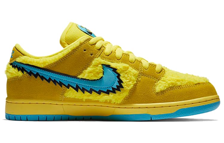 Кроссовки Grateful Dead x Nike Dunk SB Pro "Opti Yellow" - изображение 2
