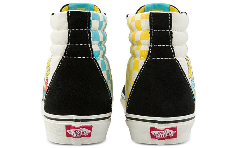 Кроссовки Vans SK8 High The Simpsons Black White - изображение 5