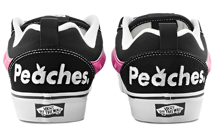 Кроссовки Peaches x Vans Knu Skool Black Pink - изображение 5