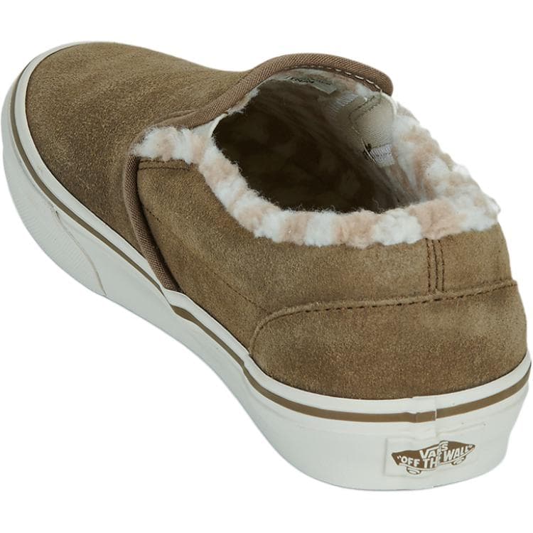 Кроссовки Vans Slip On Термические Низкие Кроссовки для Скейтбординга Женские Коричневые - изображение 4