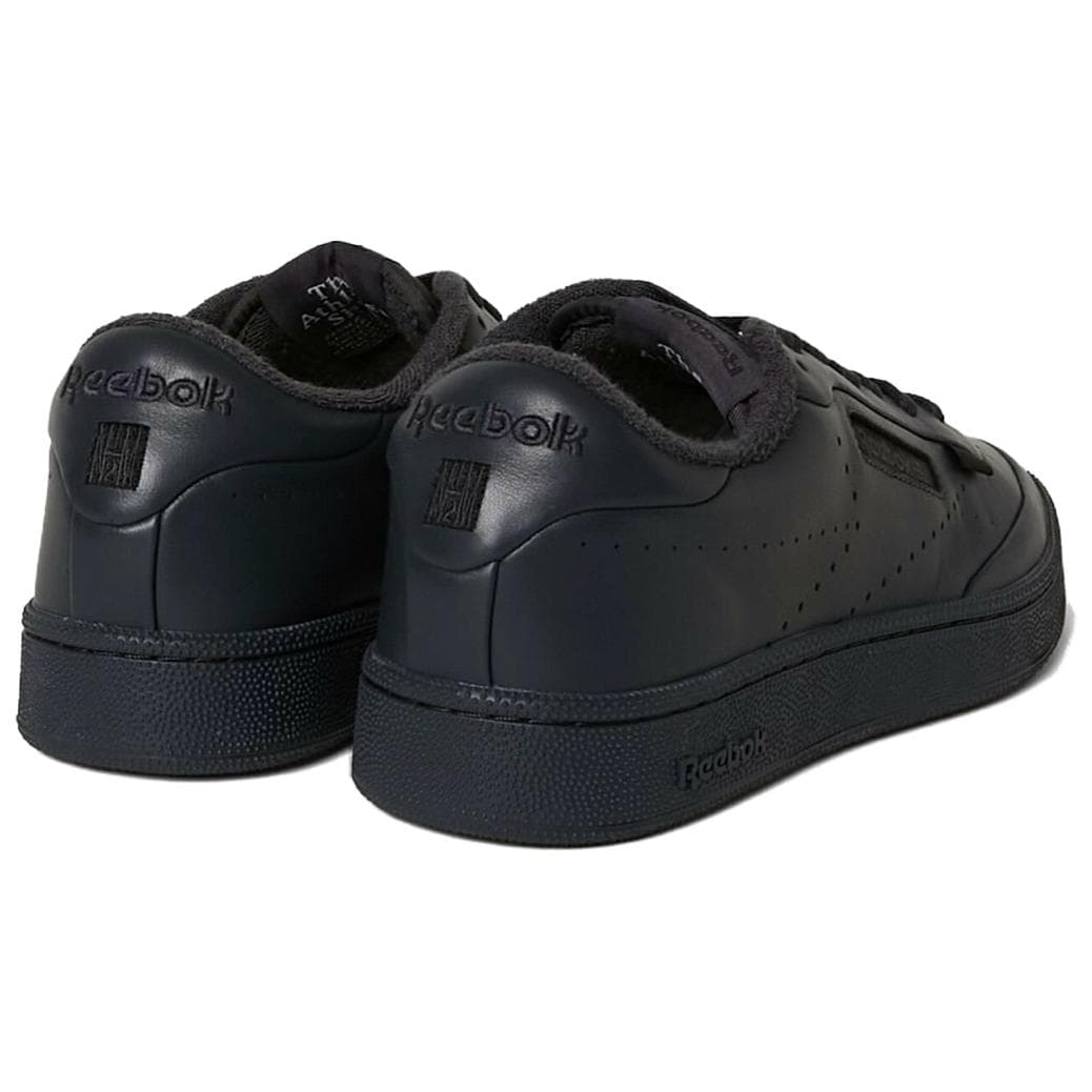 Кроссовки REEBOK x N.HOOLYWOOD COMPILE CLUB C 85 Низкие Скейтборд Обувь Унисекс Угольный Черный - изображение 3