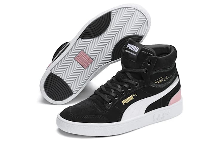 Кроссовки Puma Ralph Sampson Mid Suede Black Pink - изображение 4