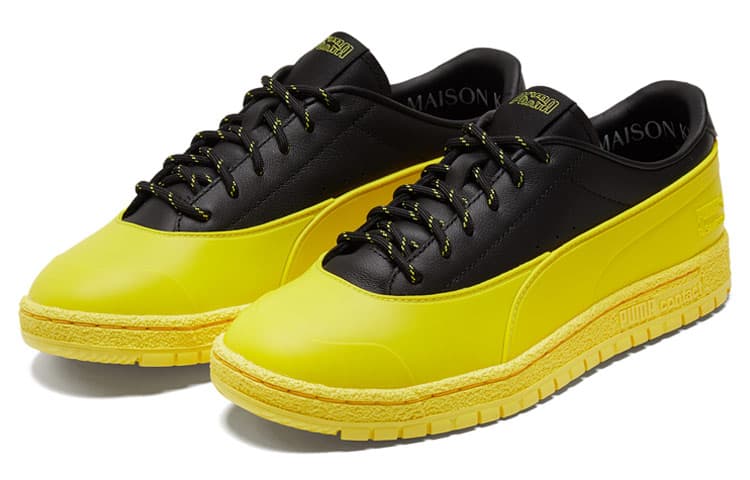 Кроссовки Maison KitsunÉ x PUMA Ralph Sampson Black Yellow - изображение 3