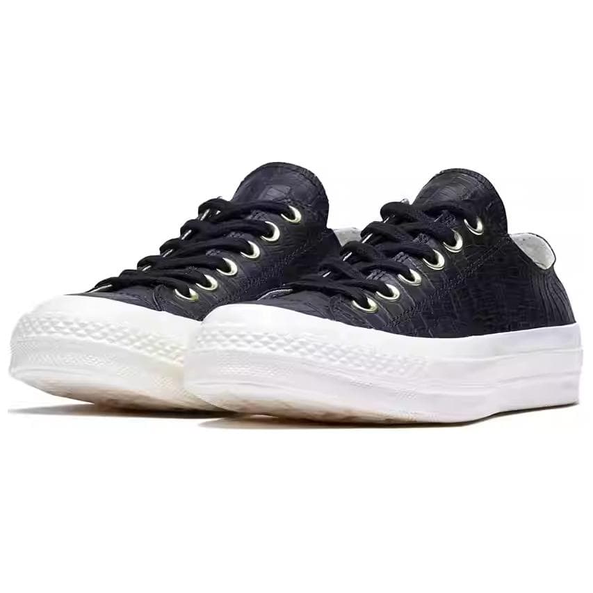 Кроссовки Converse All Star Унисекс Повседневная обувь для скейтборда Лоу-топы Противоскользящая износостойкая Черный - изображение 2