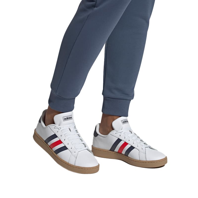 Кроссовки adidas Neo Grand Court White Red Blue - изображение 7