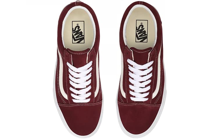 Кроссовки Vans Old Skool Burgundy - изображение 4