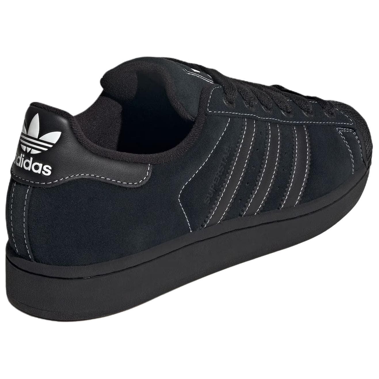 Кроссовки Adidas Originals Superstar 2 Скейтборд Кроссовки Унисекс Черные - изображение 4