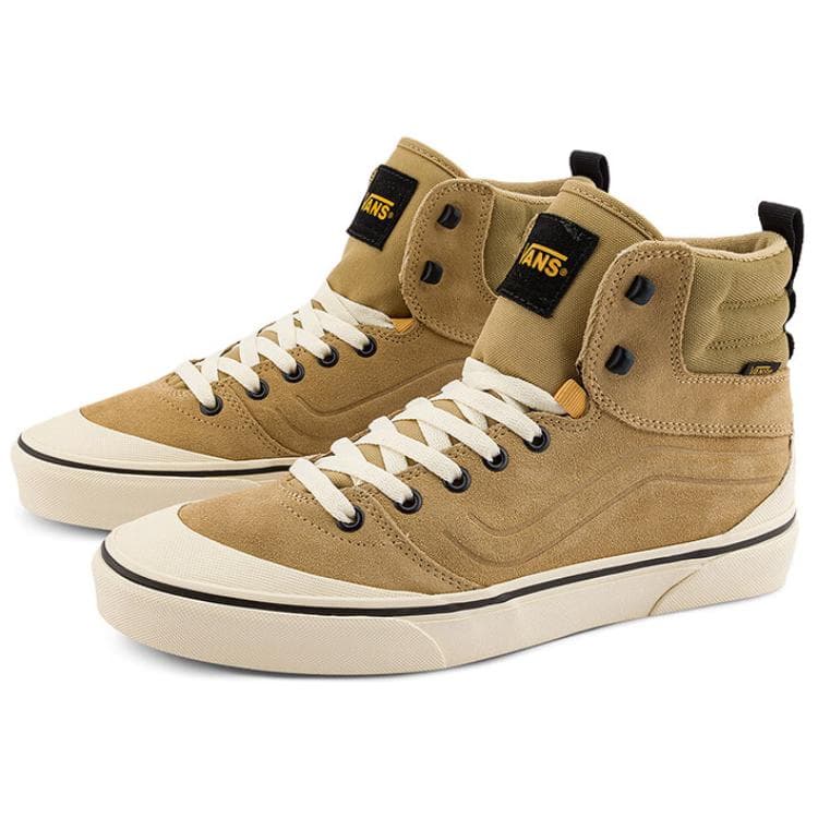 Кроссовки Vans Ashwood Hi Устойчивые к истиранию высокие кроссовки для скейтбординга Мужские Хаки - изображение 2
