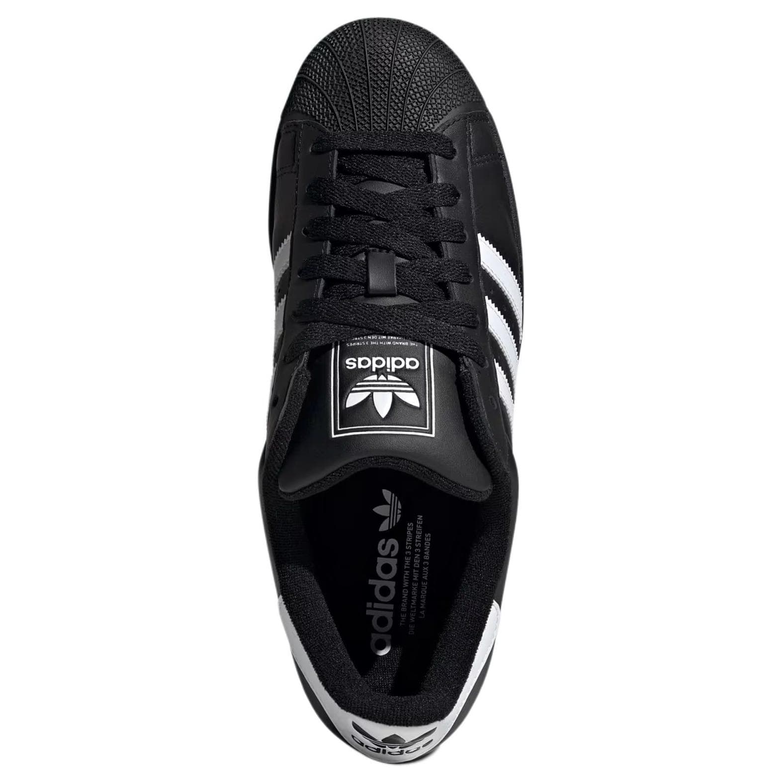 Кроссовки Adidas Originals SUPERSTAR 2 Low Топ Скейтборд Обувь Унисекс Черный белый - изображение 5