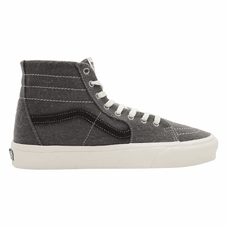 Кроссовки Vans SK8 HI Устойчивая к истиранию Высокая Скейтборд Обувь Мужская Серого цвета - изображение 2