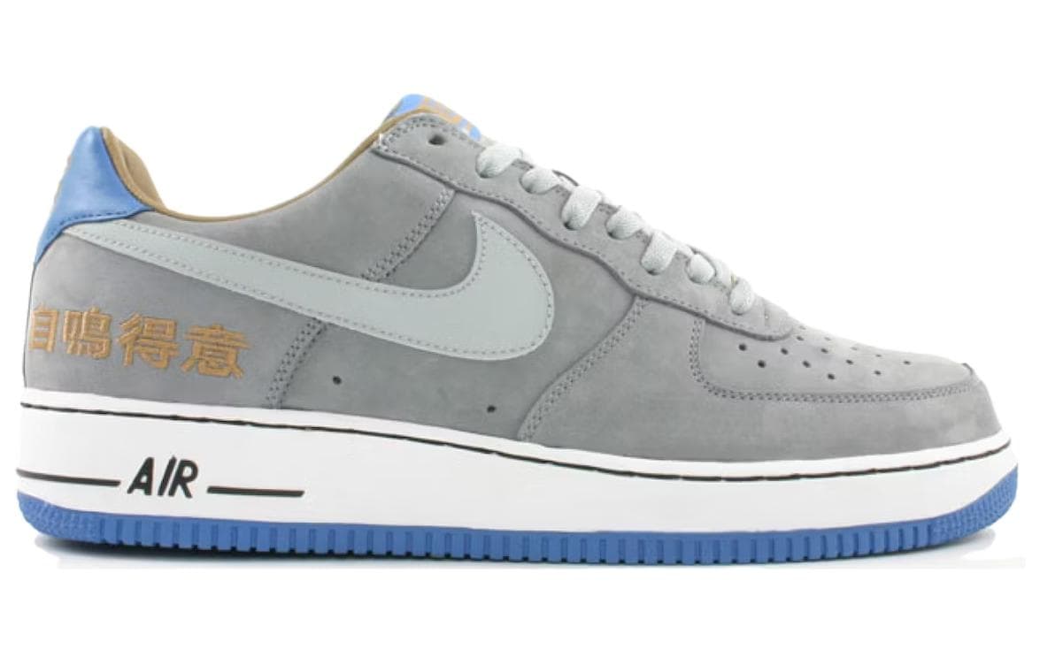Кроссовки Nike Air Force 1 Low Grey Blue — фото 2