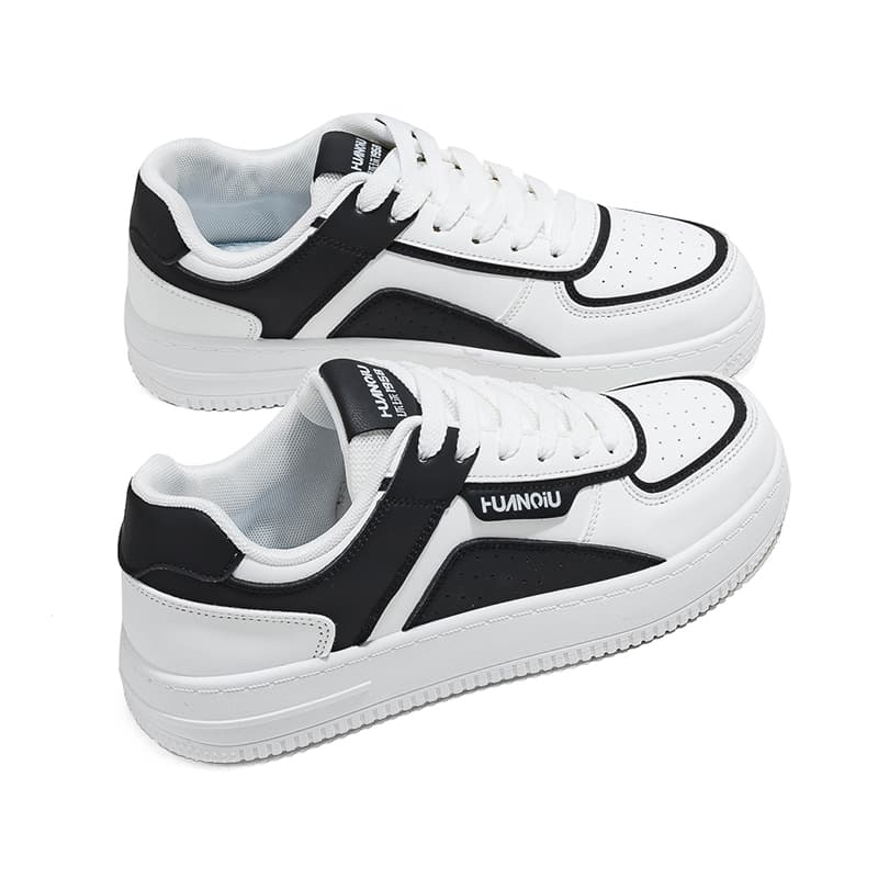 Кроссовки HUANQIU Low Top Sneakers White Black - изображение 3