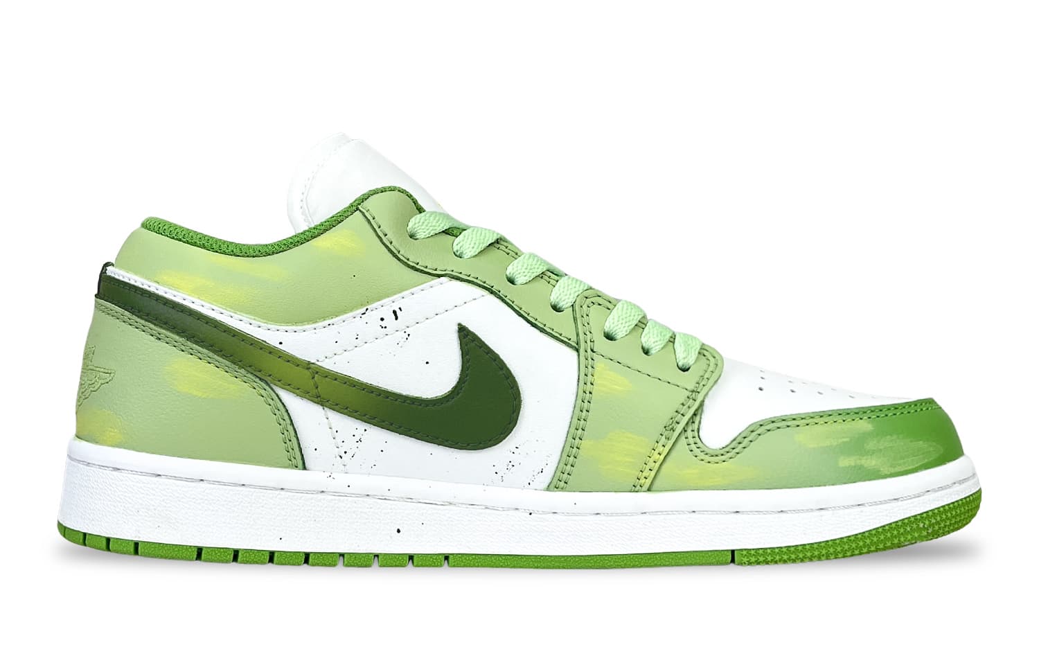 Кроссовки Jordan Air Jordan 1 Low Custom Green - изображение 2