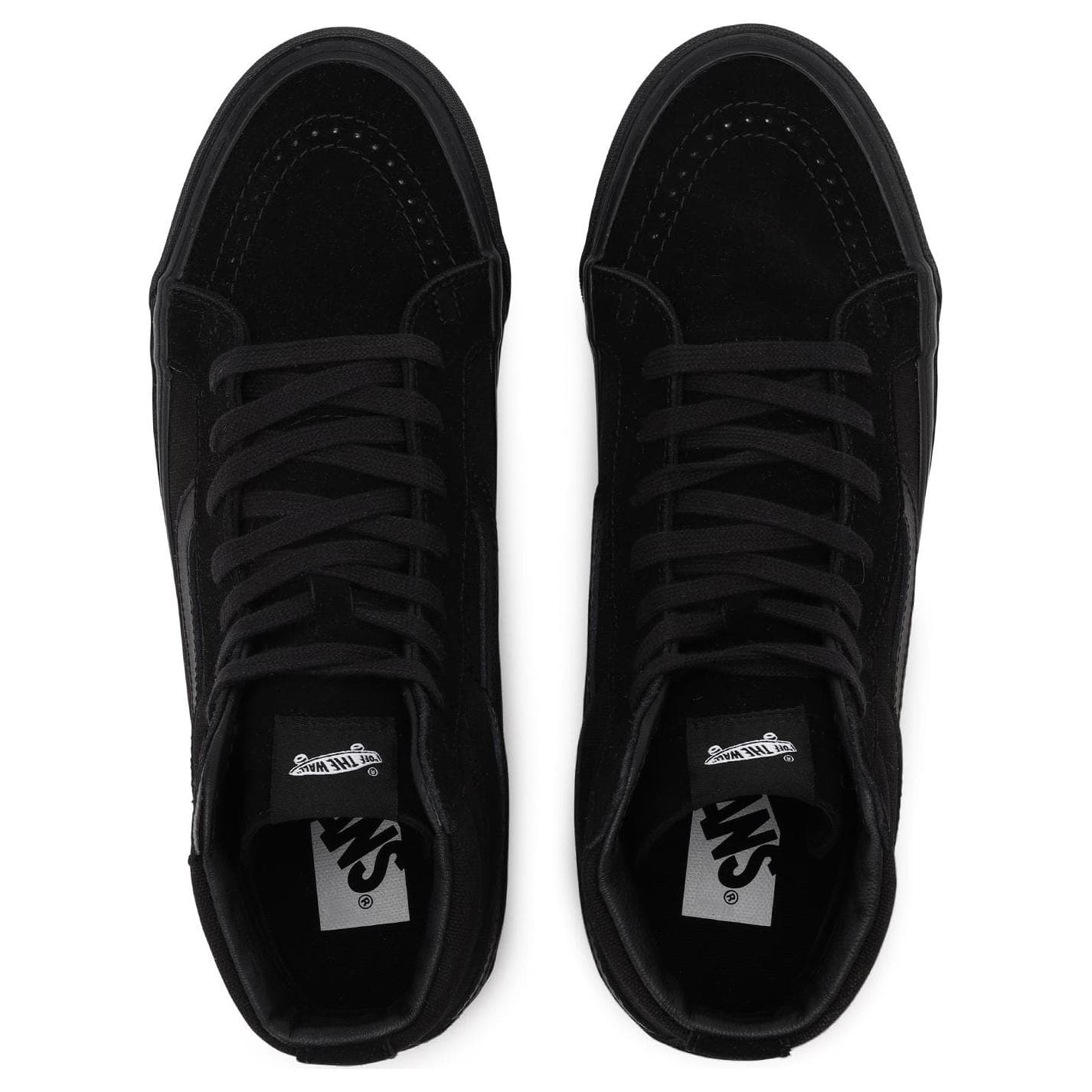 Кроссовки Vans SK8 HI Устойчивые к истиранию Высокие Кроссовки для скейтбординга Мужские Черные - изображение 3