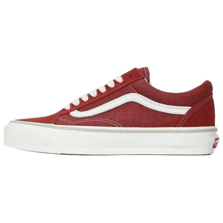 Кроссовки Vans Old Skool Устойчивые к истиранию низкие скейтбордические кроссовки унисекс красные - изображение 1