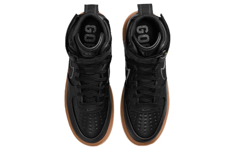 Кроссовки Nike Air Force 1 High Black Brown — фото 4