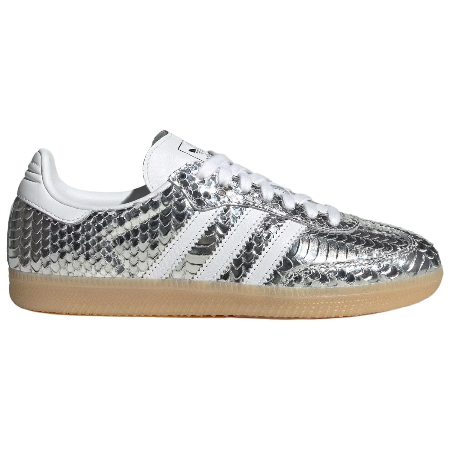 Кроссовки Adidas Originals Samba Коровья кожа Лицевая Скейтборд Обувь Унисекс Серебристо-белый - изображение 2