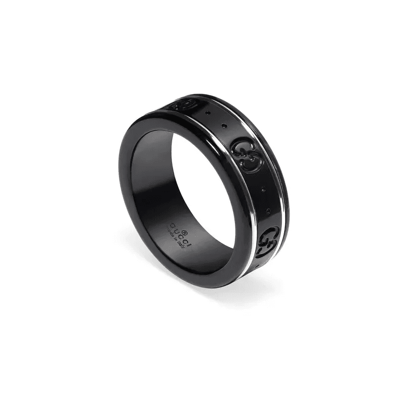 Кольцо Gucci Icon 18k White Gold Ring - изображение 4