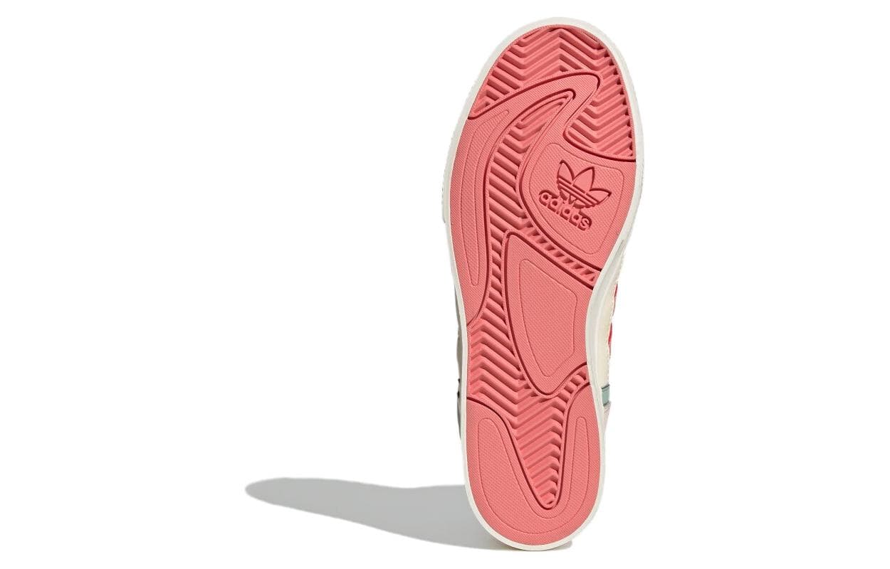 Кроссовки Adidas Originals Extaball Up противоскользящие высокие кеды для скейтбординга женские белые зеленые - изображение 5