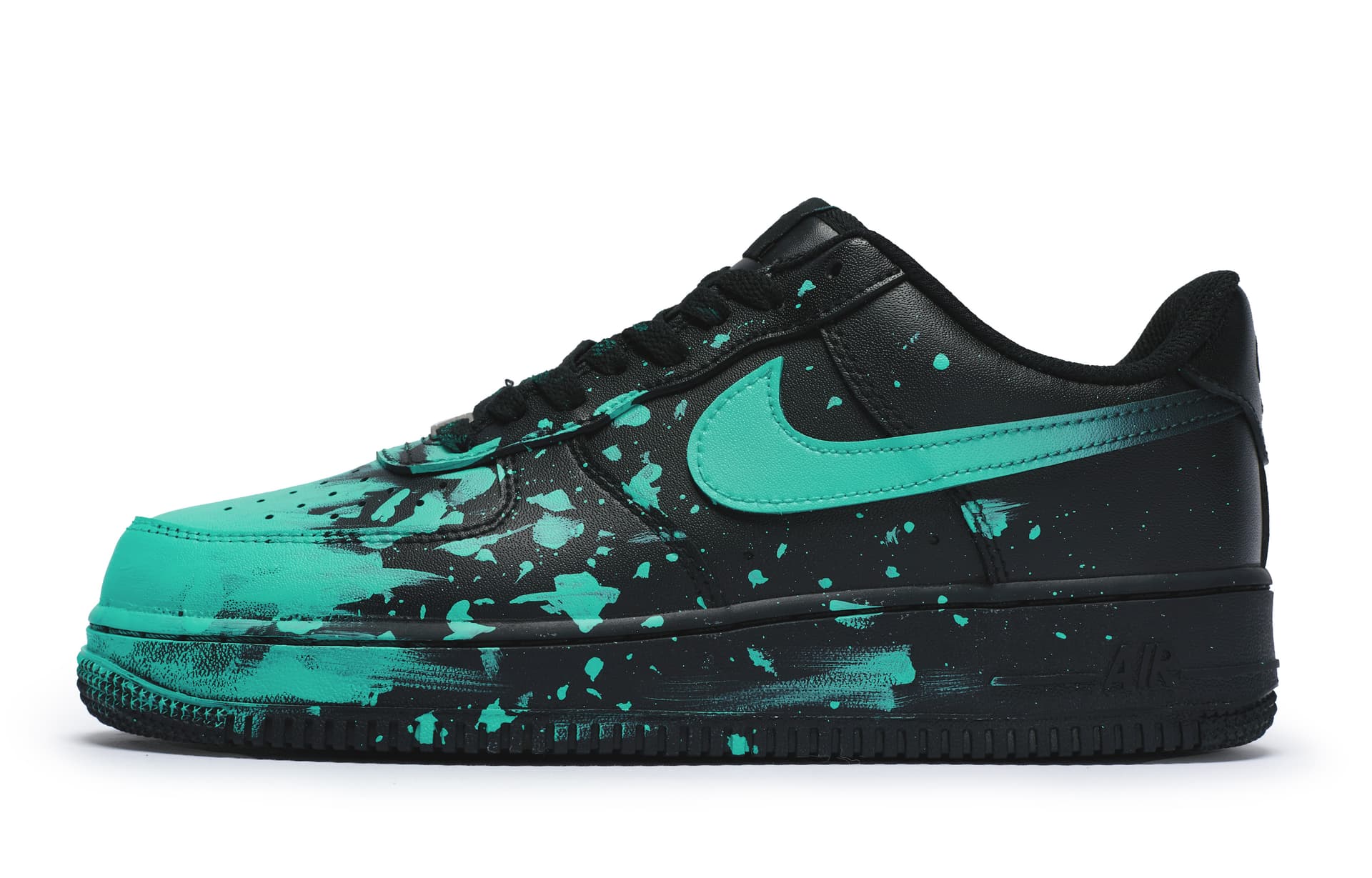 Кроссовки Nike Air Force 1 '07 Black Green - изображение 2