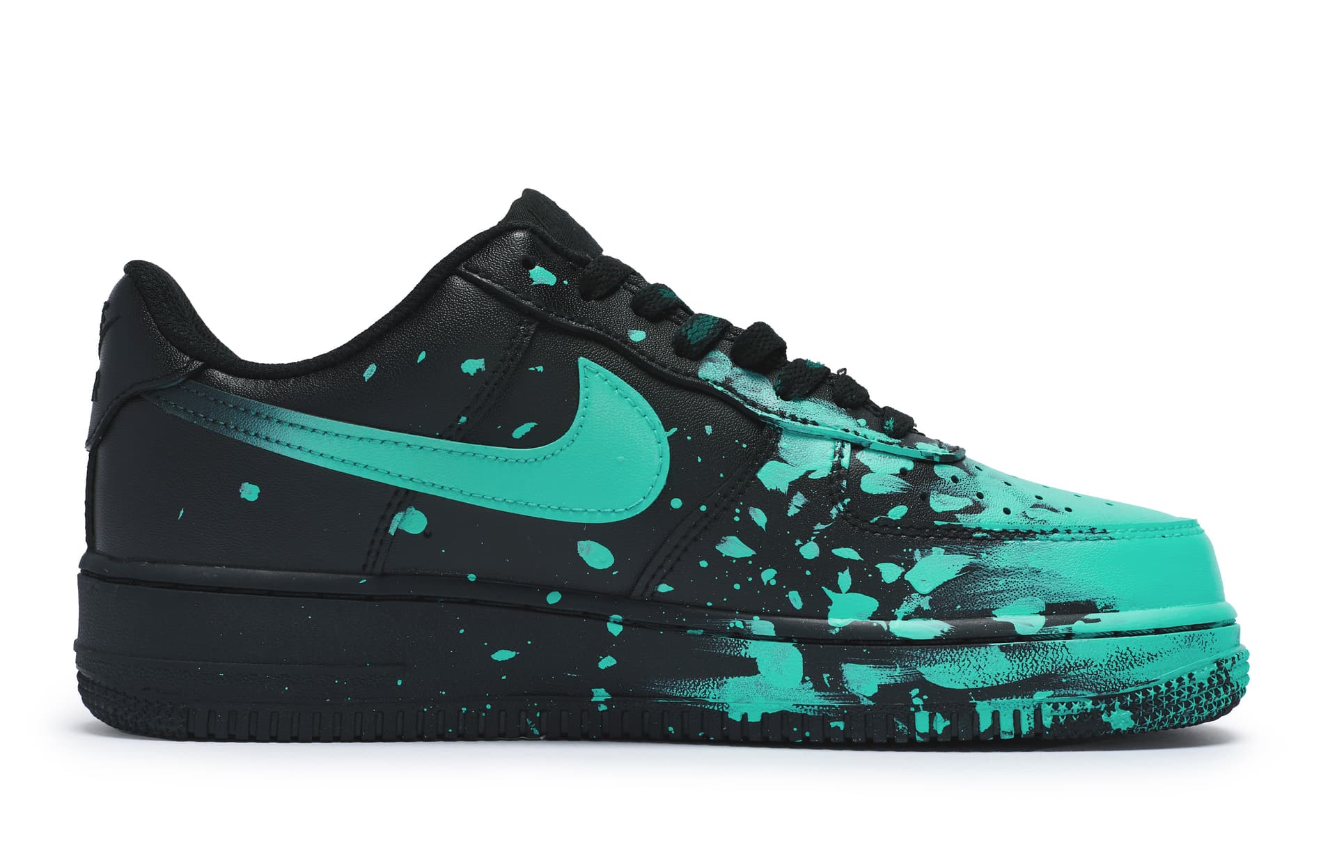 Кроссовки Nike Air Force 1 '07 Black Green - изображение 3
