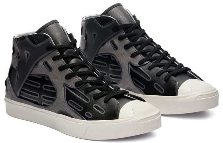 Кроссовки FENG CHEN WANG x Converse Jack Purcell Mid Black Grey - изображение 3