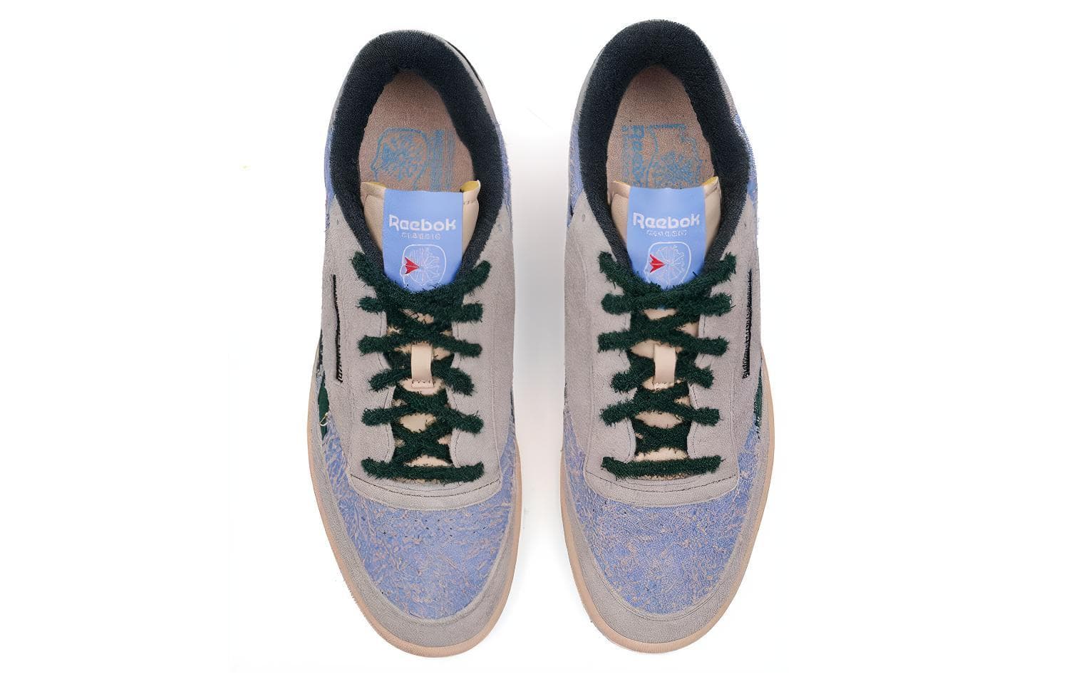 Кроссовки Brain Dead x Reebok Revenge Club C Grey Light Blue - изображение 3
