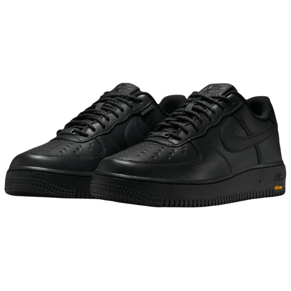 Кроссовки Nike Air Force 1 Кожаные Скейтборд Кроссовки Мужские Черные - изображение 3