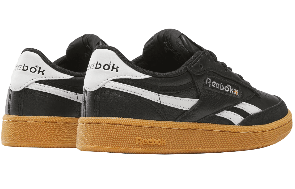 Кроссовки REEBOK Club C Low Скейтборд Кроссовки Мужские Черные - изображение 3