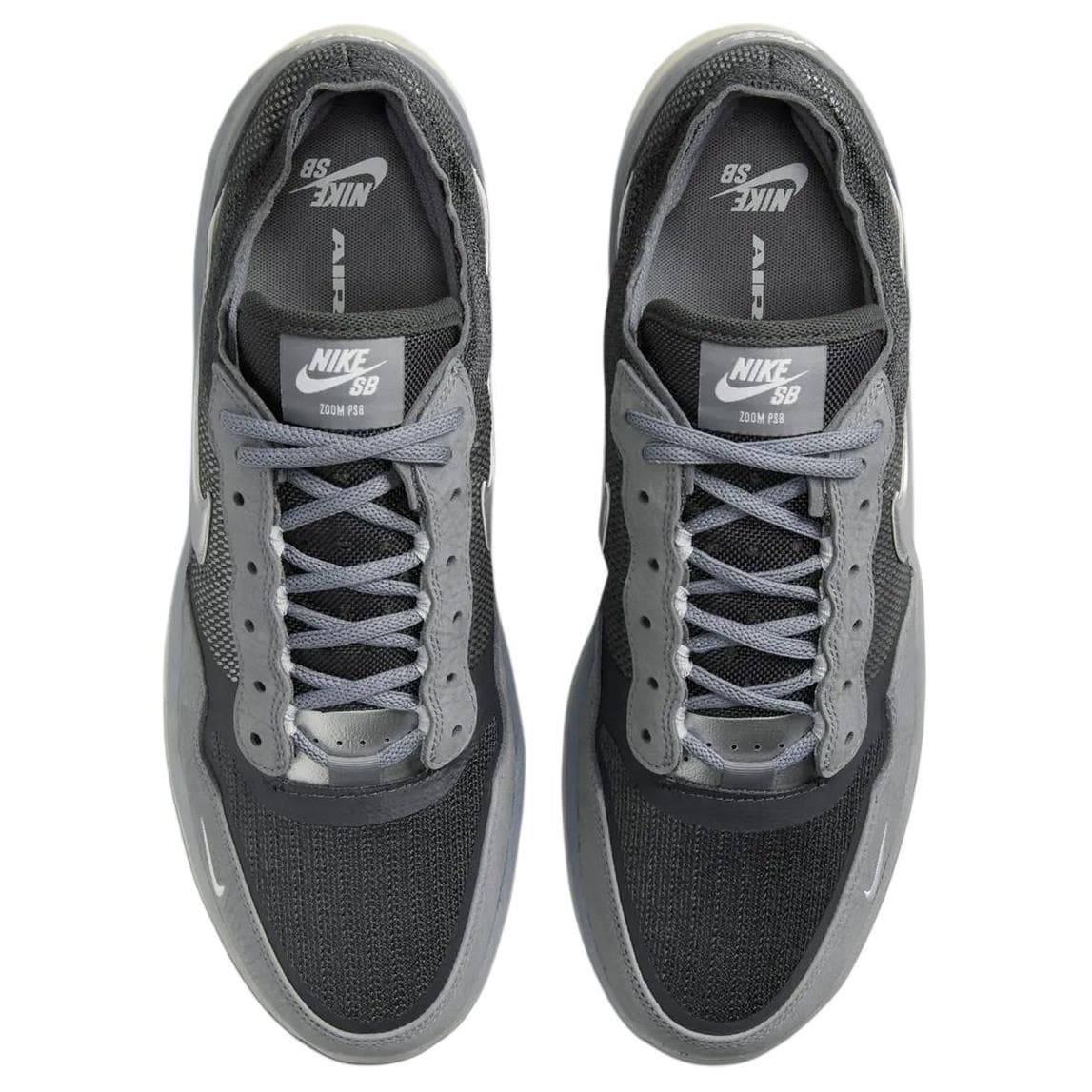 Кроссовки Nike SB PS8 Амортизация Низкие Кроссовки для Скейтбординга Мужские Серые - изображение 4