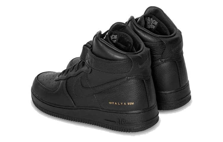 Кроссовки 1017 ALYX 9SM x Nike Air Force 1 High Triple Black - изображение 4