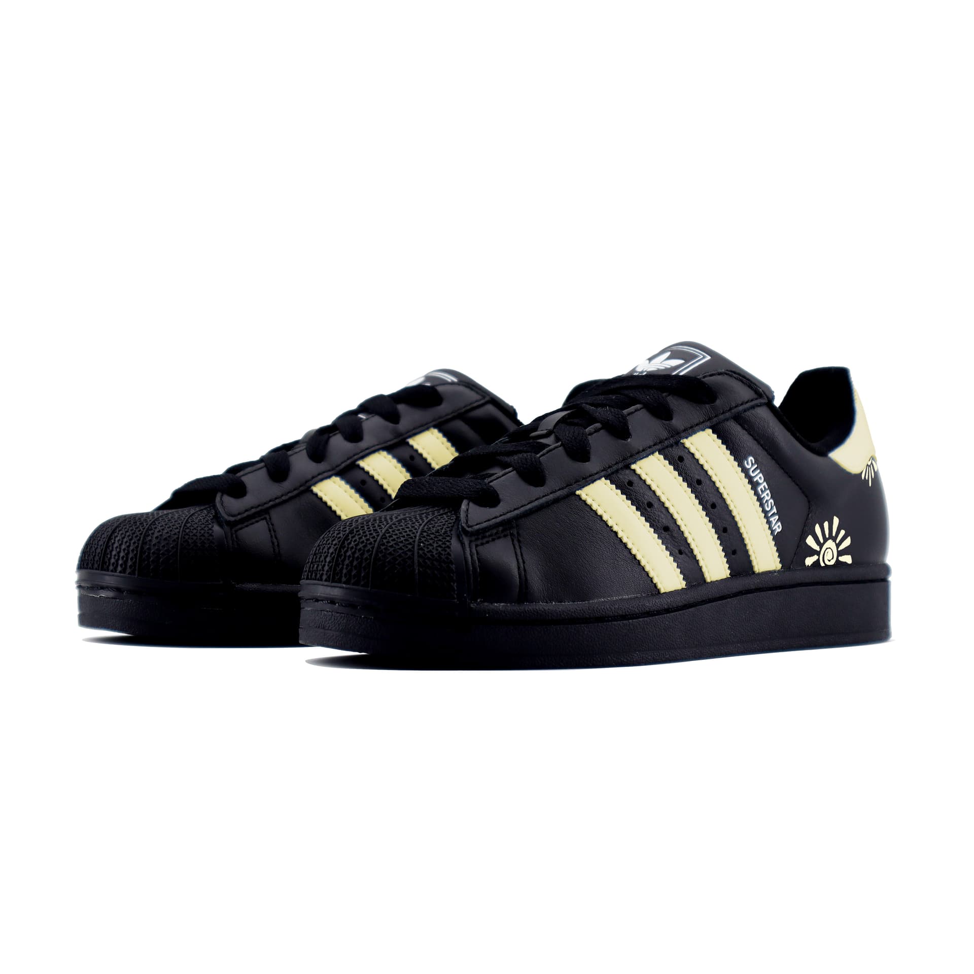 Кроссовки adidas Superstar 2 Black Yellow - изображение 3